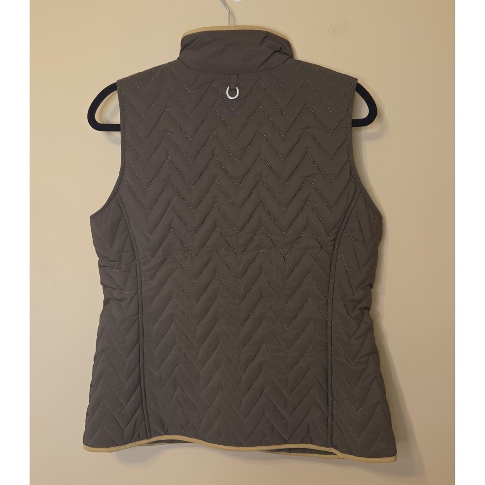 Ariat Ashley Insulated Vest Quilted Equestrian Fox Hunt Lining Womens Medium - Picture 4 of 10